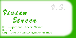 vivien streer business card